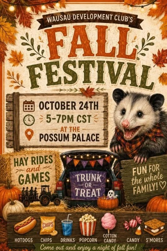 Wausau Fall Festival Flyer