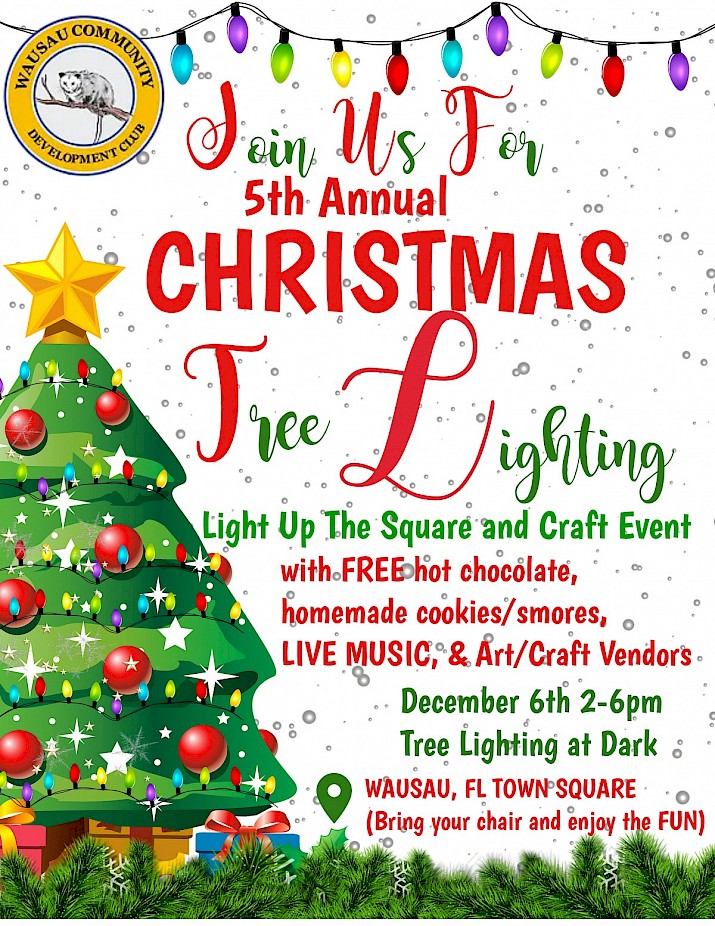 Wausau Christmas Tree Lighting Poster