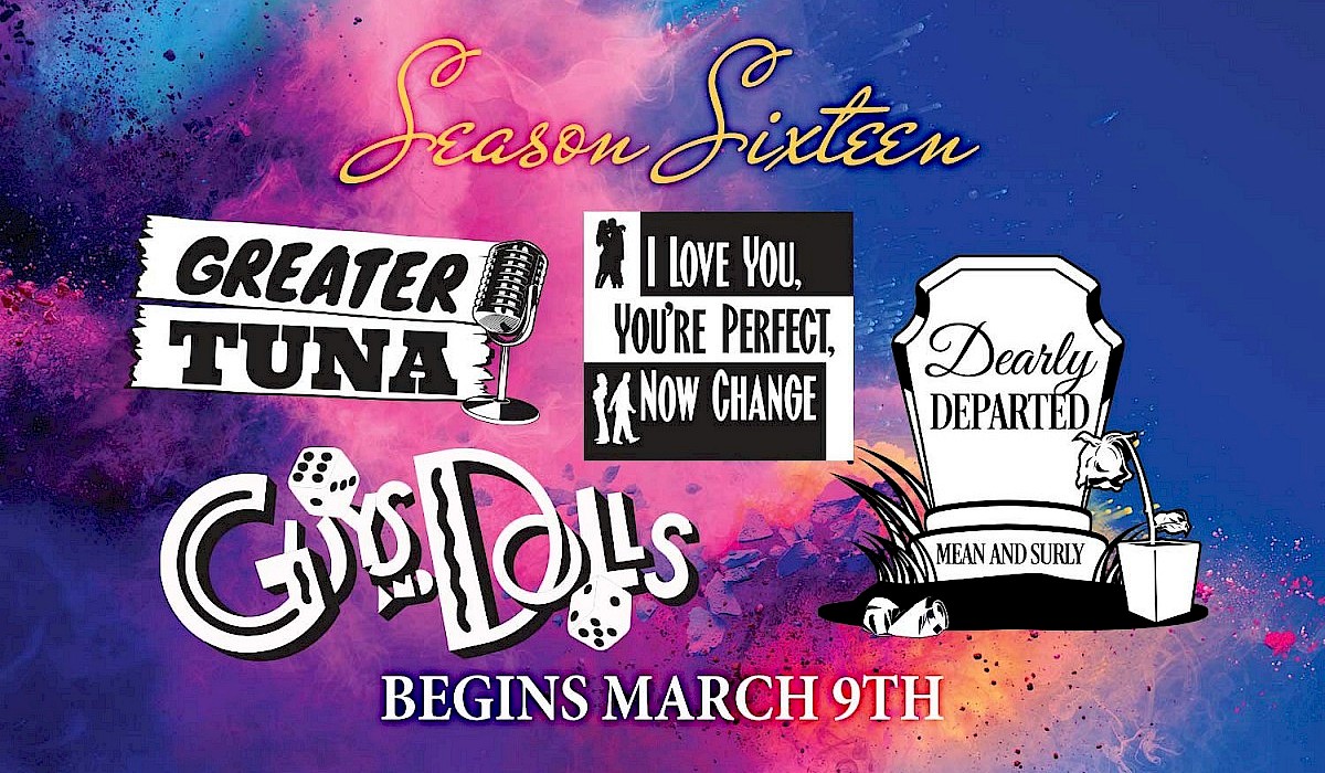 production banner showing all four productions of Season 16