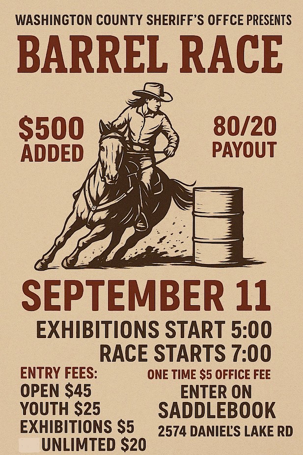 Barrel Race Poster