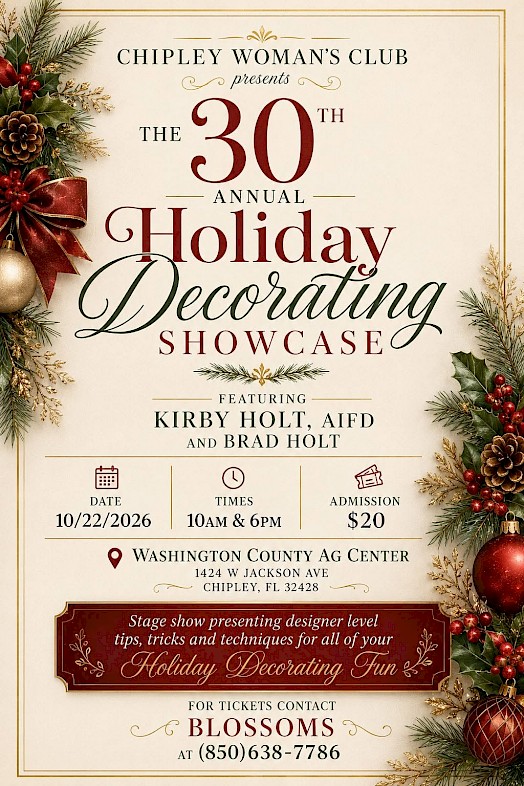 Holiday Decorating Showcase Flyer